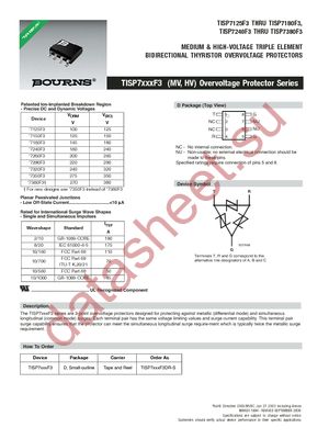 TISP7125F3DR datasheet  